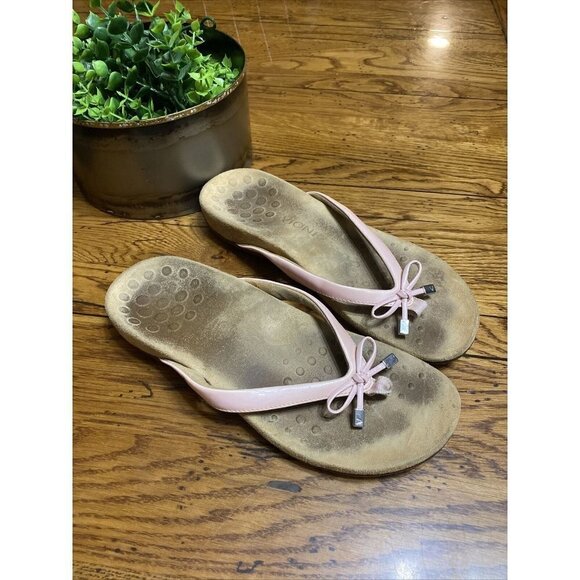 VIONIC Bella II Toe Post Casual Sandals Pink US Size 9.5 - Picture 1 of 6